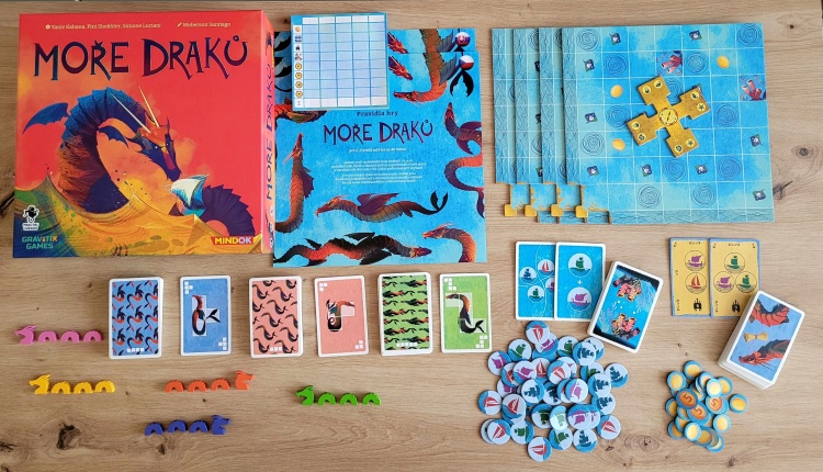 Moře draků od Mindoku na webu Kouzlo deskovek